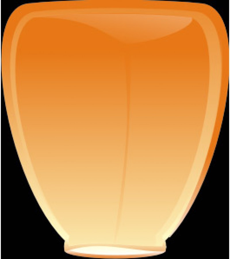 Оранжевый фонарик в форме бриллианта