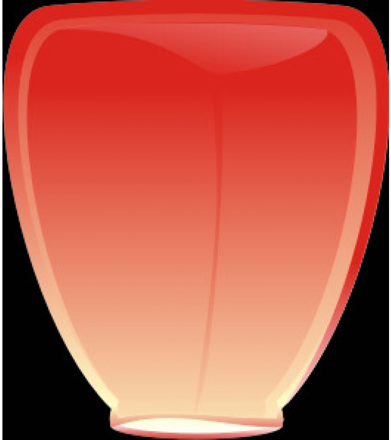 Красный фонарик в форме бриллианта