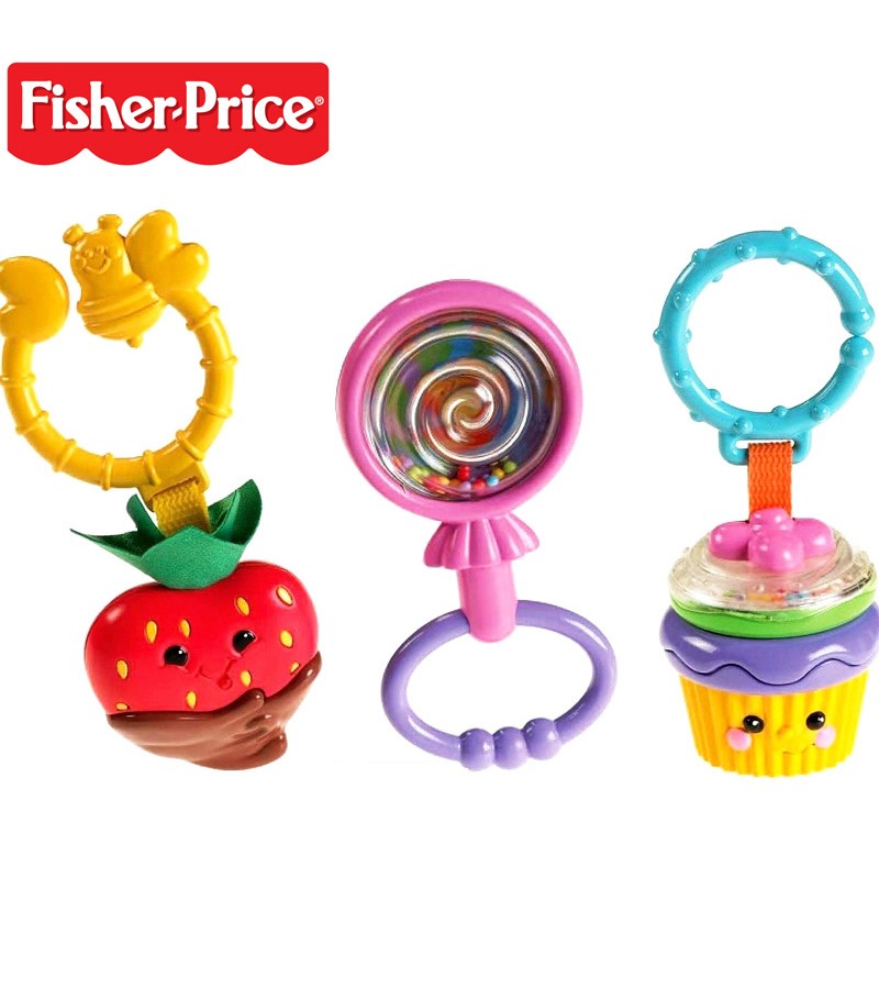 Fisher Price - Игрушка-погремушка "Сладкие вкусняшки"