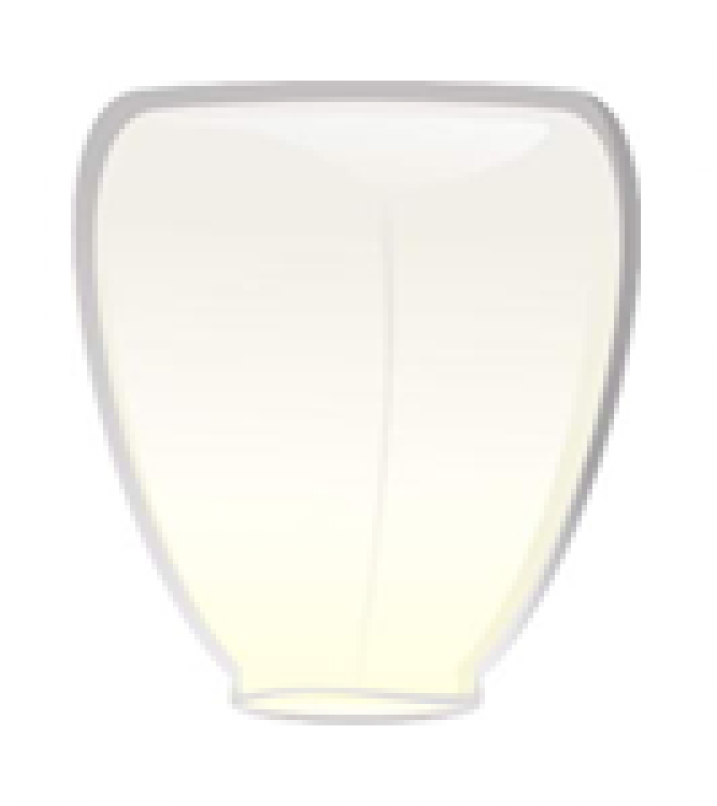 Белый фонарик в форме овала (средний)