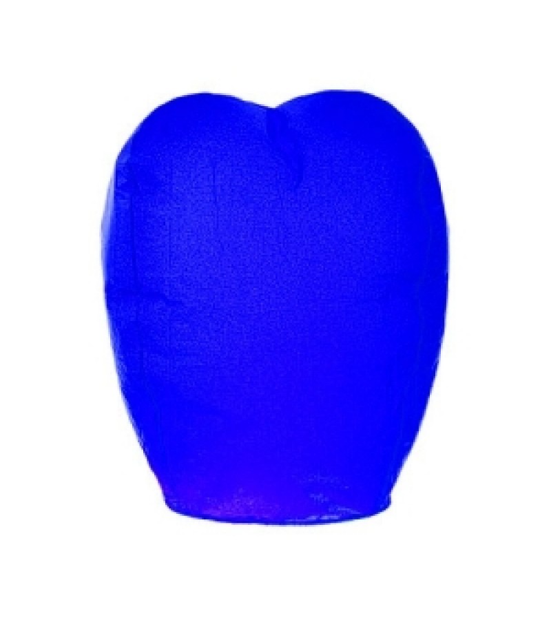 Синий фонарик в форме овала (средний)