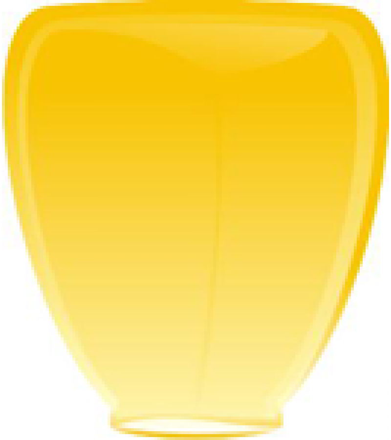 Желтый фонарик в форме бриллианта (мал.)