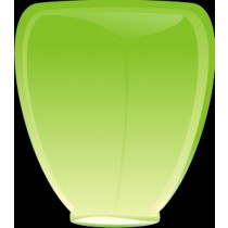 Зеленый фонарик в форме бриллианта