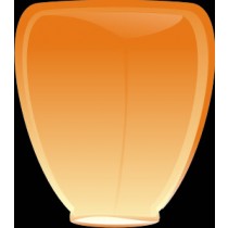 Оранжевый фонарик в форме бриллианта