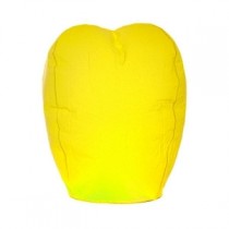 Желтый фонарик в форме овала (средний)